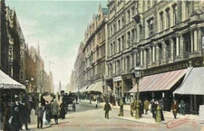Birmingham Warwickshire Corporation Street From New Street England OLD PHOTO