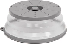 Microwave Splatter Cover Vented for Food with Hook Hole, Splatter Guard & Coland