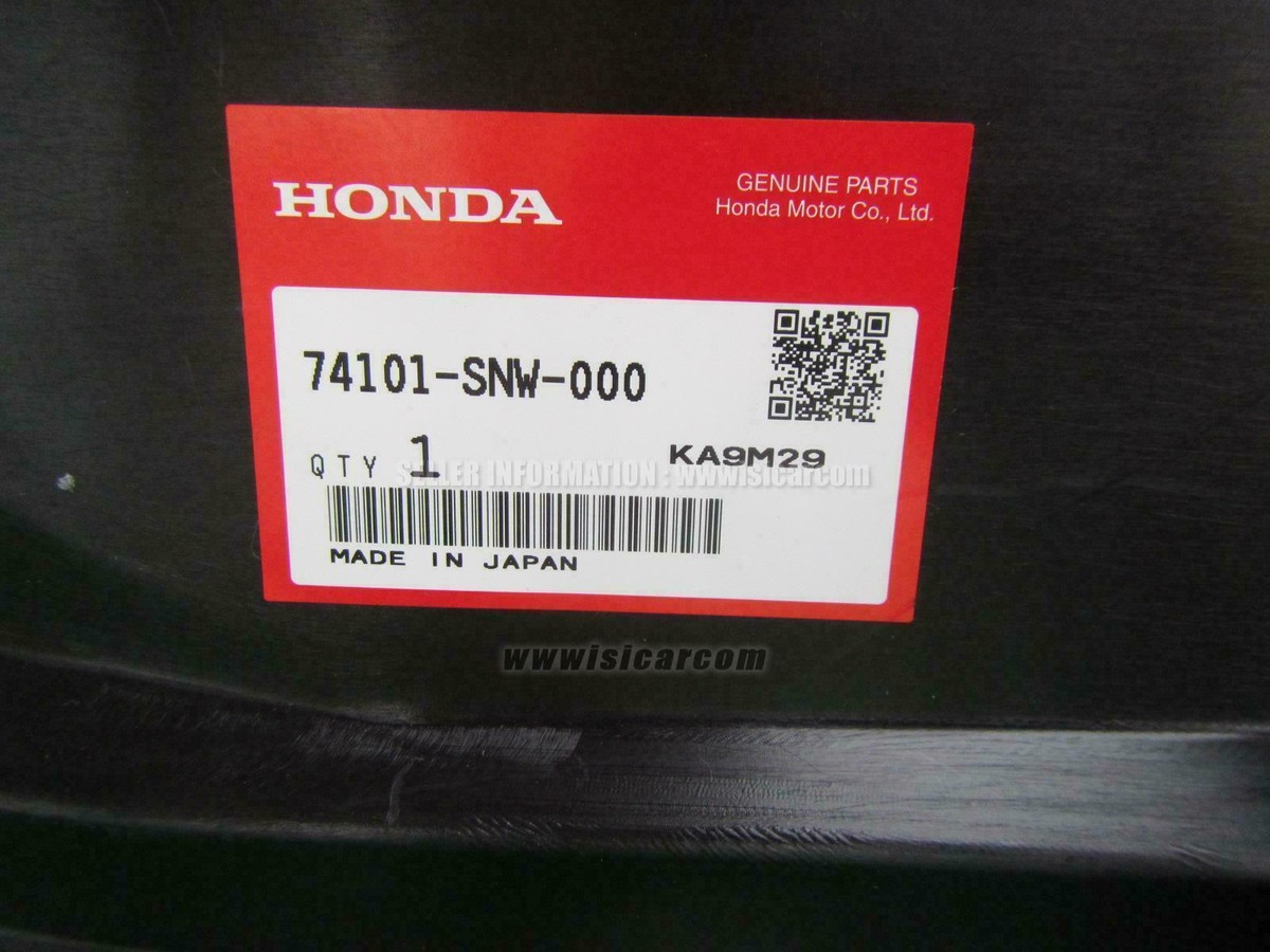 HONDA CIVIC TYPE R FD2 FENDER RH FRONT INNER 74101-SNW-000 genuine