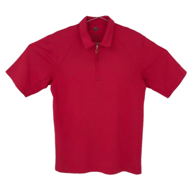 womens red nike golf shirt