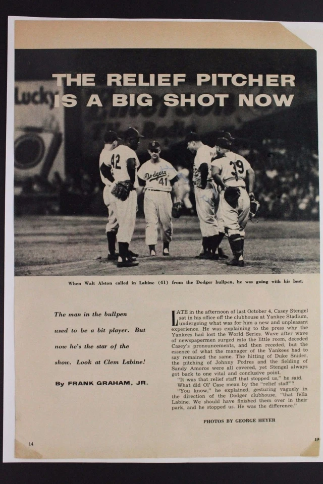 Foto de revista firmada autografiada de Al López (d.2005) entrenador de los Indios de la corte 8x10 17F Foto 2 de 3