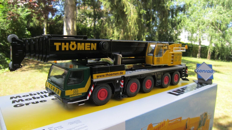 Conrad 2101/07 Liebherr Ltm 1200-5.1 " Thömen " ( D ) & Logo Conrad Mint Box. - Immagine 3 di 4