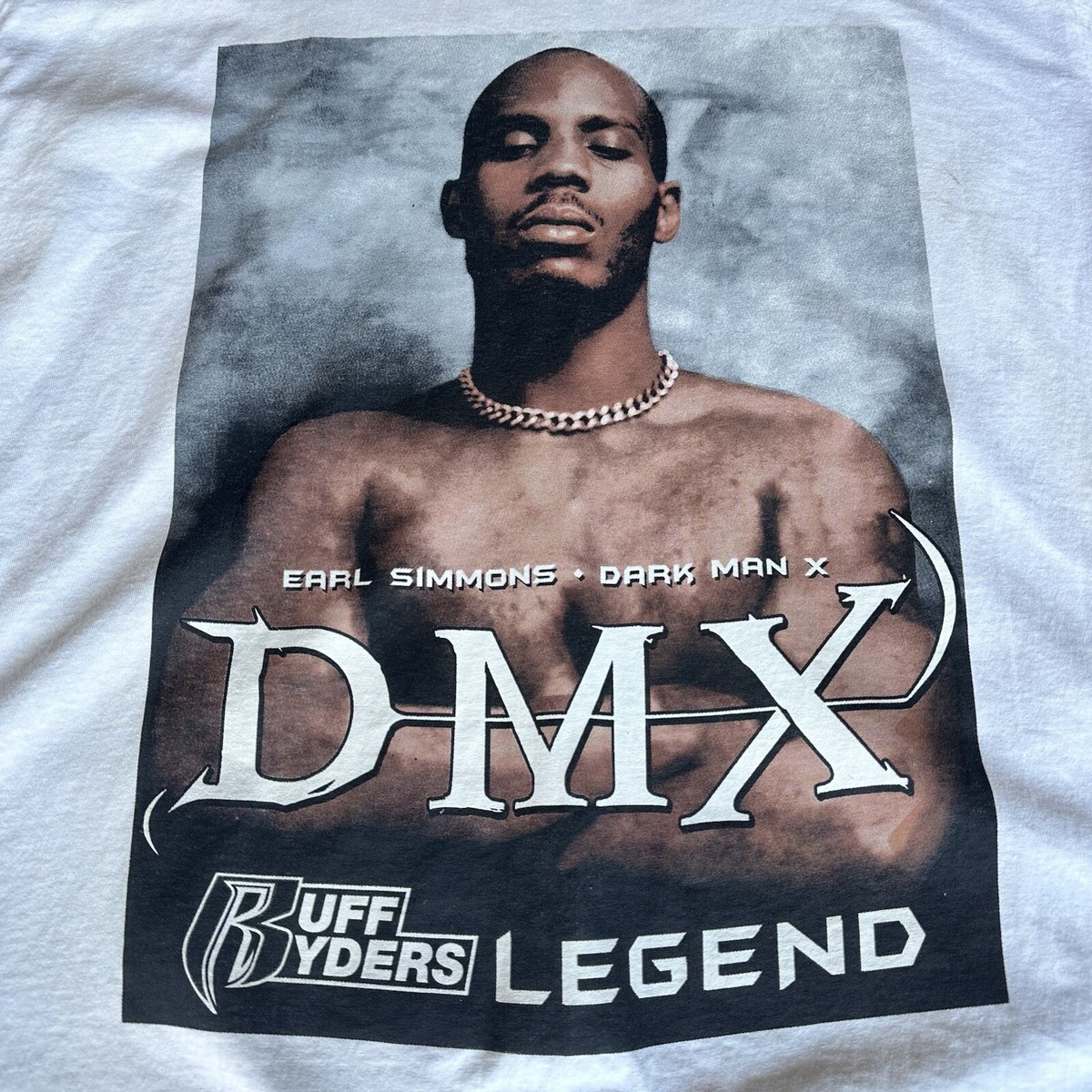 VINTAGE DMX RAP TEE 5 PRO CLUB 90s 00s HIP-HOP RARE T-SHIRT VINTAGE DMX RAP TEE 5 PRO CLUB 90s 00s HIP-HOP RARE T-SHIRT