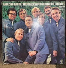 The Blackwood Brothers Quartet  "Amazing Grace"  Southern Gospel  1971 LP VG+