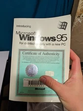 Loose Vintage Windows CD Roms including Windows 95 Install Disc