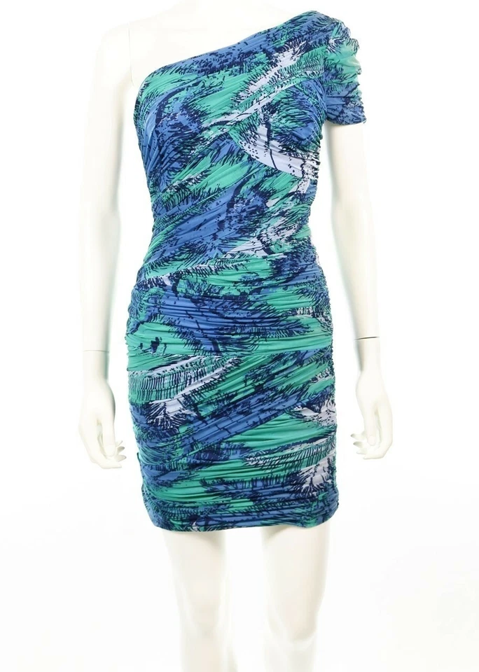 Vestido de Coquetel BCBGeneration 139356 Feminino Mia Um Ombro Tamanho Pequeno SP - Imagem 2 de 3