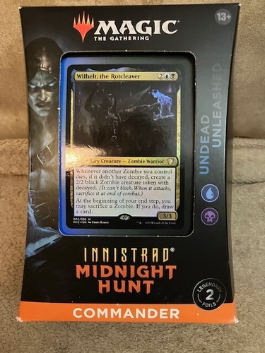 MTG Undead Unleashed Commander Deck - Innistrad Midnight Hunt *Brand New/Sealed*
