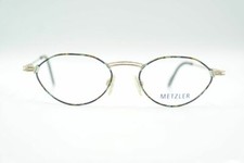 Metzler 1515 421 49 18 135 Colorful Gold Oval Glasses Frame Eyeglasses New