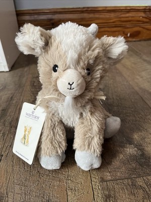 Warmies Goat Junior Heatable Stuffed Animal 8'' Lavender Scented NWT Soft Cuddly