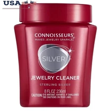 Silver Jewelry Cleaner Dip Tray Tarnish Remover Ammonia Free Instant Shine New