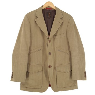 Vintage Fay Jacke Blazer Herren Freizeit Smart Mantel Made IN Italien Cotton Dn9
