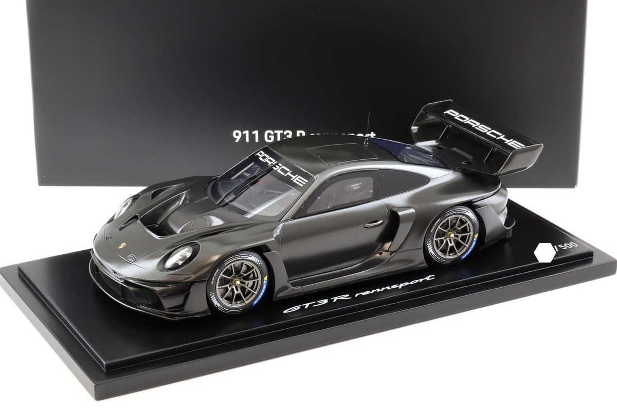 1:18 Spark Porsche 911 992 GT3 R Rennsport Full Carbon black