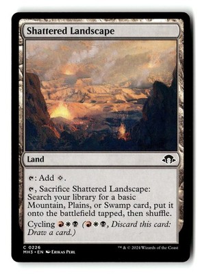 Shattered Landscape- 226 Common Modern Horizons 3 Magic: The Gathering Near Mint