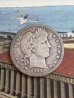 1911-D Barber Quarter 🇺🇸