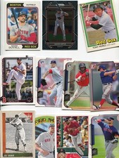 BOSTON RED SOX OLD AND NEW 32 DIFFERENT MLB BASEBALL CARD LOT
