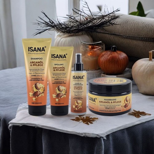ISANA Professional Argan Oil Care Set (4 Piece) | Shine & Repair | Vegan - Picture 3 of 15