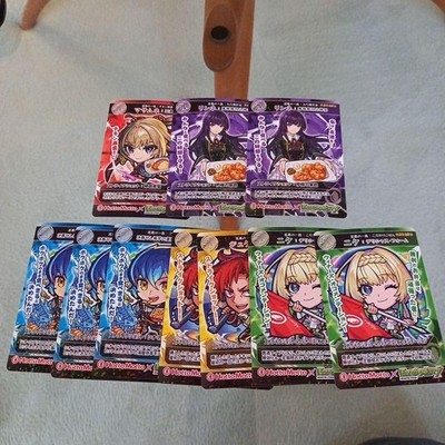 Hotto Motto x Monster Strike Trading Cards Set Masamune Rinne Nike Juku