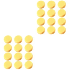 2 PCS Round Facial Sponges Reusable Circle Pouncers for Painting Artist