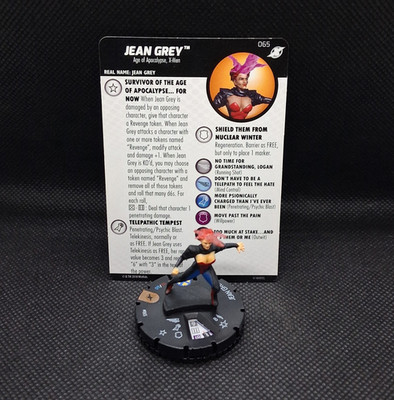 WizKids Marvel HeroClix Jean Grey XXS #065 Age of Apocalypse Chase