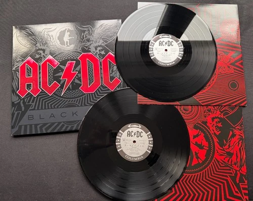 AC/DC Black Ice EU 1ST PRESS 2008 COLUMBIA, PLAYS MINT! STUNNING COPY!