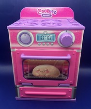 Cookeez Makery Play Pink Plastic Oven, Turning Knobs/Opening Oven Window 11.5  