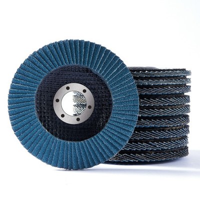 10 Pack 4.5'' x 7/8'' Blue Zirconia Flap Disc 36 Grit Type 29 115MM Grinding Wheel