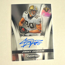Panini Prizm Black Jimmy Graham Flashback Signatures Auto #FS-JGM