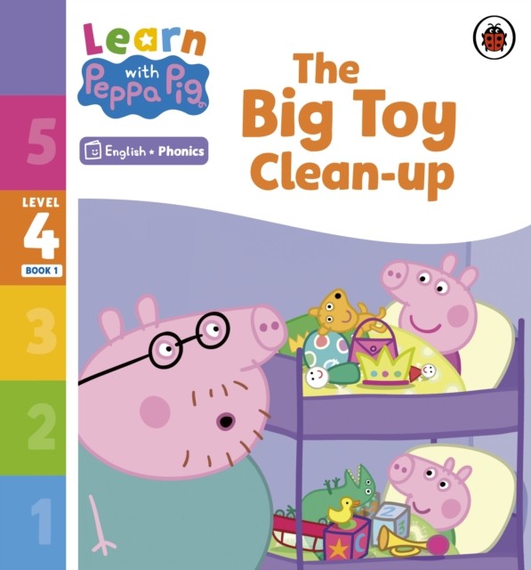 Learn with Peppa Phonics Level 4 Book 1 – The Big Toy Clean-up (Phonics Reader) - Image 3