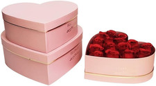Heart Shaped Flower Boxes with Gilding Design Floral Gift Box for Luxury Flower