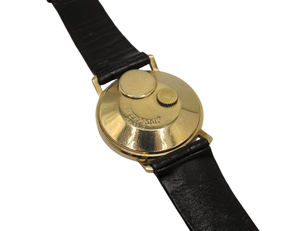 Timex Dorado Electric 14K Yellow Gold Case Vintage West 