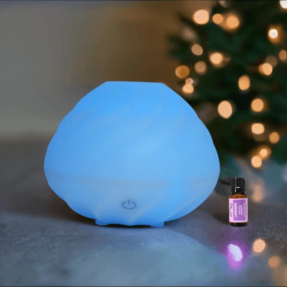 Swirl Aromatherapy Essential Oil Diffuser + Lavender Pure Oil Set - Image 2 of 4