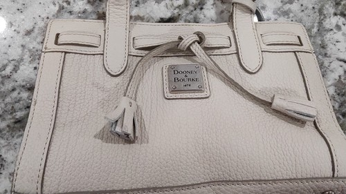 Dooney & Bourke Tasche Handtasche Mini Ost/West Quaste 35619219 9,5"x6"x2,5" cremeweiß - Bild 4 von 17