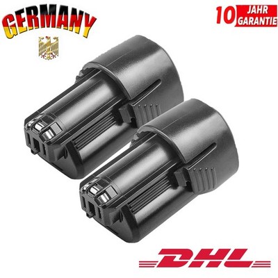 1/2X 12V 4,8Ah Li-ion AKKU für Bosch BAT411 BAT411A BAT412 GDR GOP GSR 10.8V-LI