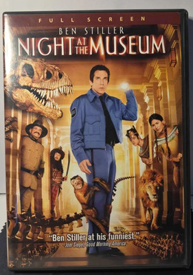 Full Screen Night At The Museum DVD Ben Stiller Inserts Pristine Collector Grade