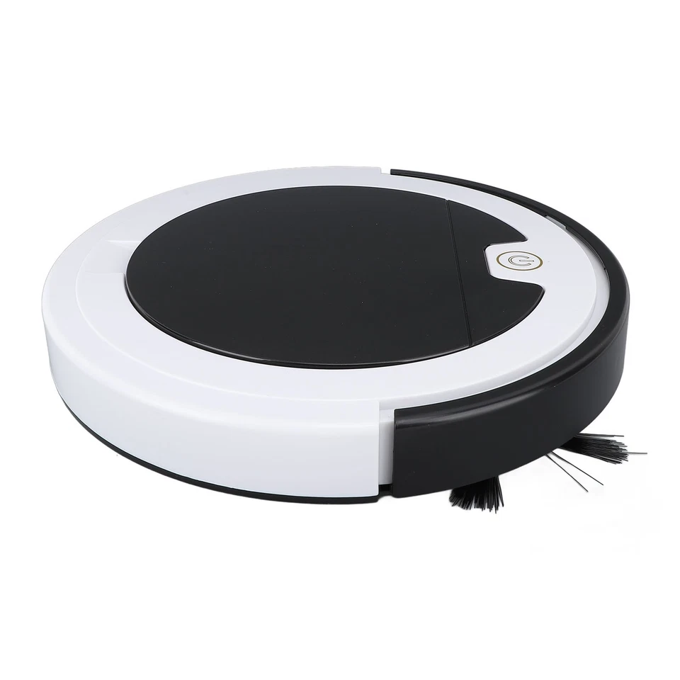 White Sweeping Robot USB Rechargeable Strong Suction Auto Obstacle Avoidance Qui - Bild 1 von 4