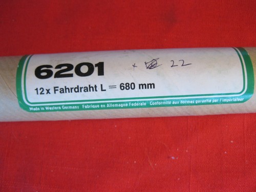 LGB 6201 56201 22 Stück 680mm FAHRDRAHT L | Zustand: Used