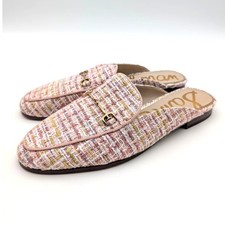 Sam Edelman Linnie Bit Mules Slip-On Women's Lilac Multi Size US9.5M EU40.5