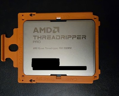 AMD Ryzen Threadripper PRO 9985WX 3.2GHz  64-Core Processor Shimada Peak