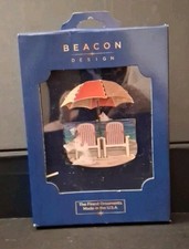 NEW Beacon Design By ChemArt AT THE BEACH Ornament #60012 Made In USA