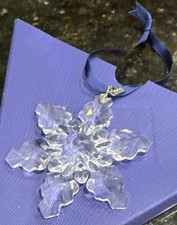 2008 Swarovski Crystal 3" ANNUAL CHRISTMAS SNOWFLAKE Ornament