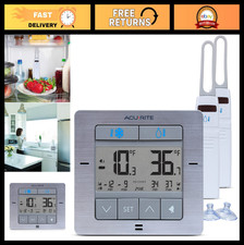 Digital Wireless Fridge Freezer Thermometer with Alarm - Max/Min Temp for Home