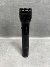 Maglite Flashlight 3 D Cell Red Mag Light 12" Made In USA Vintage Tested