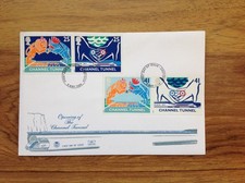 Channel Tunnel 1994  Stuart First Day Cover Croydon  pmk . Free UK Postage
