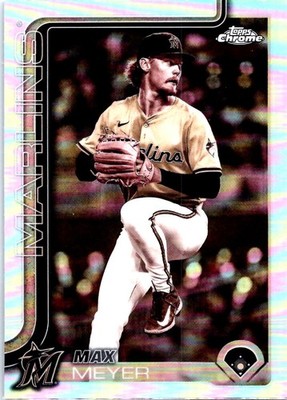 2025 Topps Chrome Update #USC183 Max Meyer Sepia Refractors