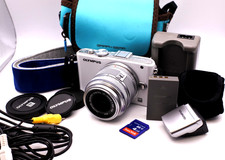  SC:1997 Olympus PEN Lite E-PL3 12.3MP Digital Camera w/ 14-42mm Kit Japan 473