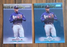 2025 Topps Stadium Club Ken Griffey Jr MARINERS Light Blue Parallel & Base Card 