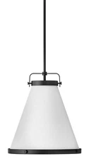 Hinkley Lighting 4993 Lexi 1 Light 16"W Pendant - Black