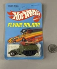 Vintage Original Hot Wheels Redlines Flying Colors Olive Gun Bucket Carded-C@@L!