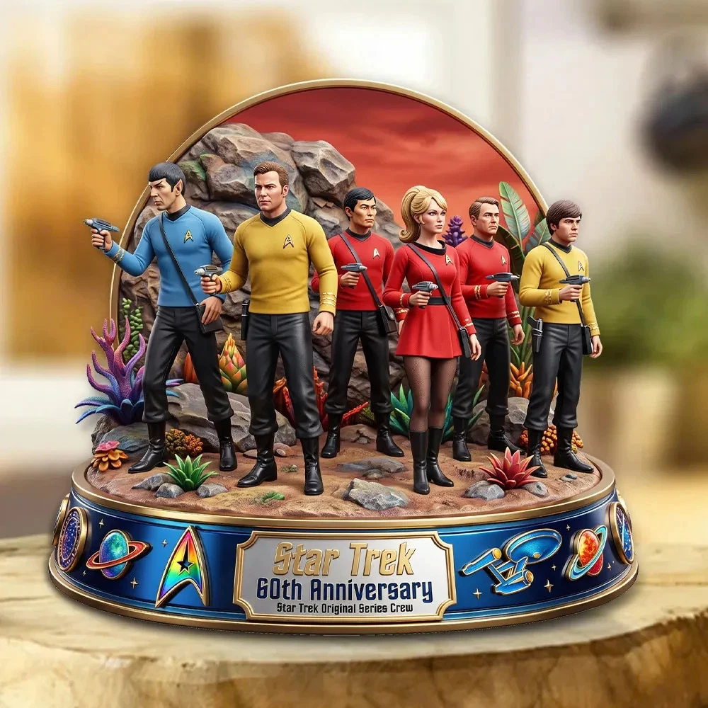 Trek 60th Anniversary Shape Acrylic Plaque