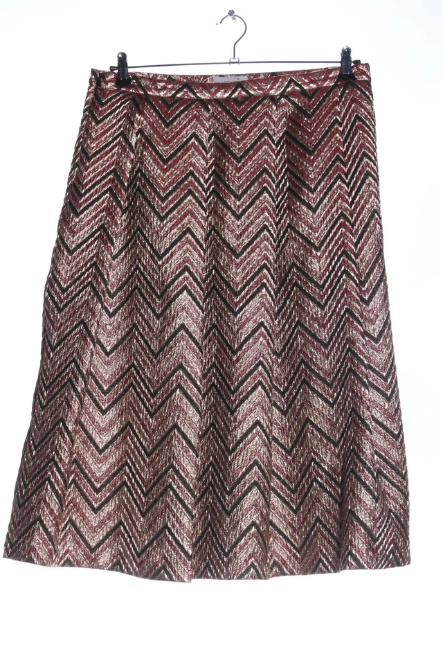 PER UNA Jupe en tissu crash Dames Jupe T EU 44 blanc cassé-rouge-noir - Photo 4/4